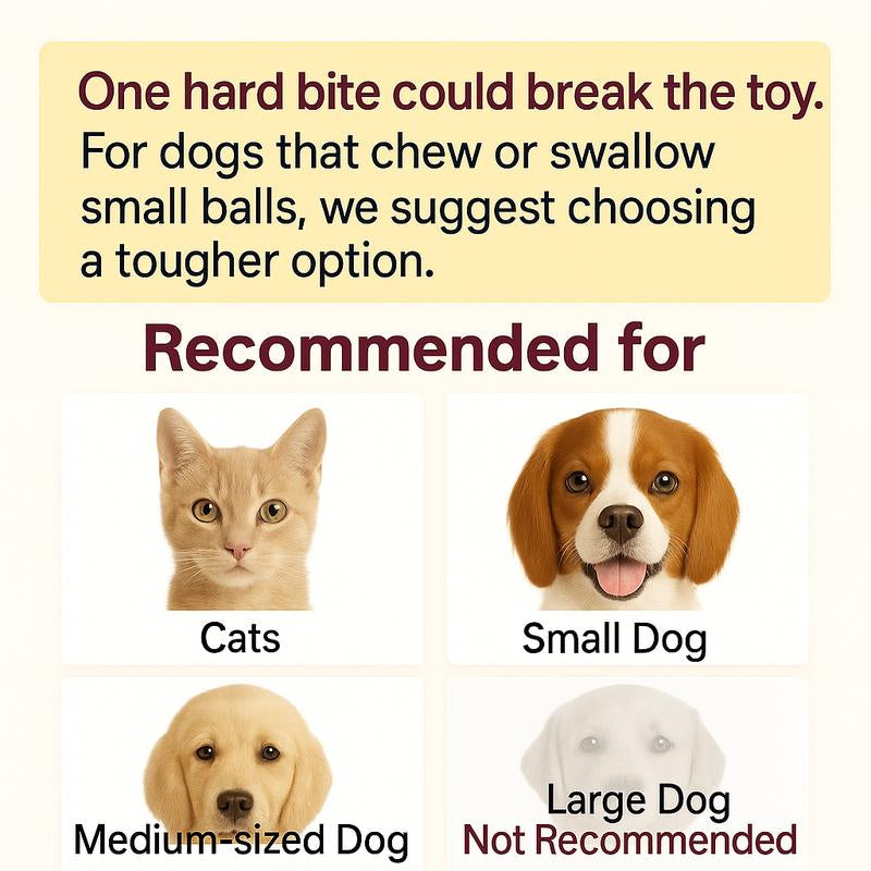 【Halloween Limited Mizusu Interactive Cat & Dog Teaser Toy with Two Additional Tails, Kitten Rolling Ball Toy, Pet Supplies, Dog & Cat Accessories Cute Dog Toys