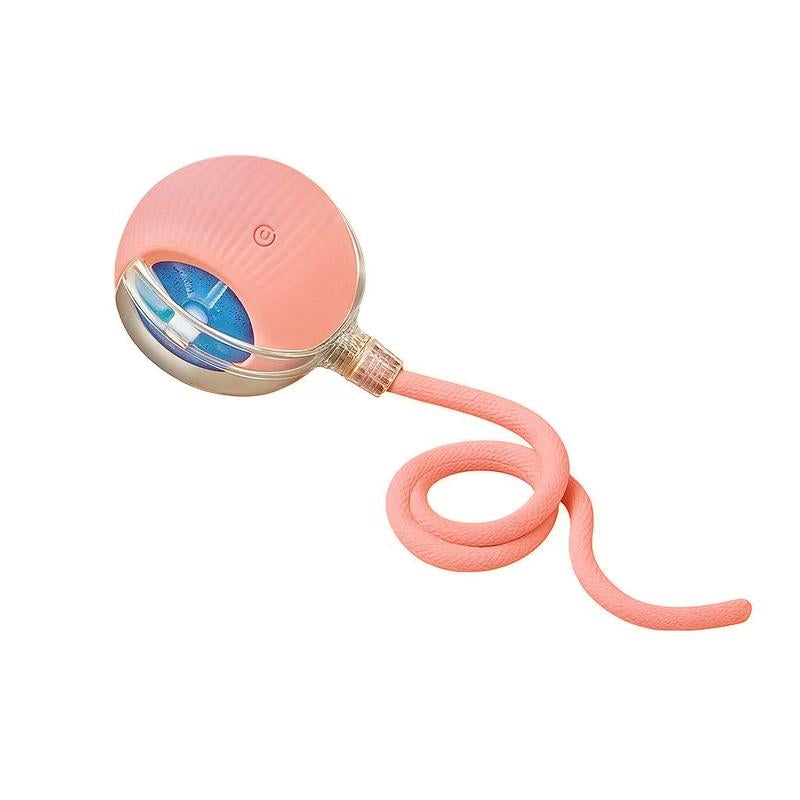 【Halloween Limited Mizusu Interactive Cat & Dog Teaser Toy with Two Additional Tails, Kitten Rolling Ball Toy, Pet Supplies, Dog & Cat Accessories Cute Dog Toys