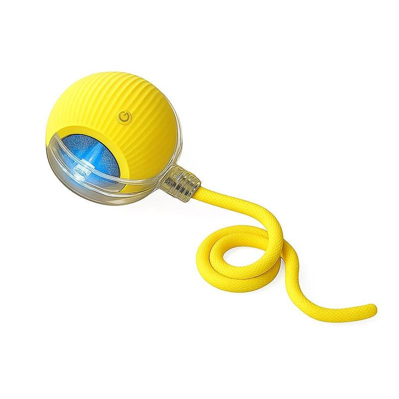 【Halloween Limited Mizusu Interactive Cat & Dog Teaser Toy with Two Additional Tails, Kitten Rolling Ball Toy, Pet Supplies, Dog & Cat Accessories Cute Dog Toys