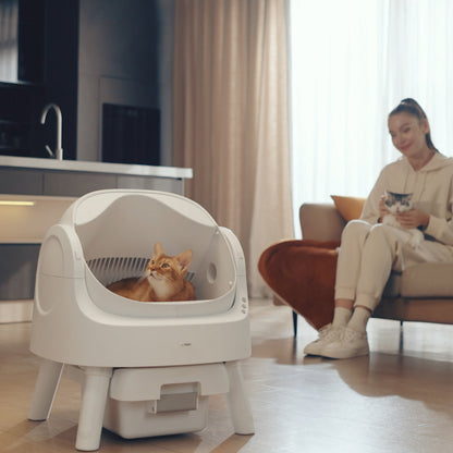 Autoscooper 11 Open-top Self-cleaning Smart Cat Litter Box-PetPivot