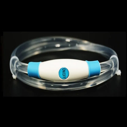 LED Dog Collar Rechargeable 3 Working Mode More Lighter Max 70Cm Night Safety Flashing Glow Collar anti Lost Night Collar