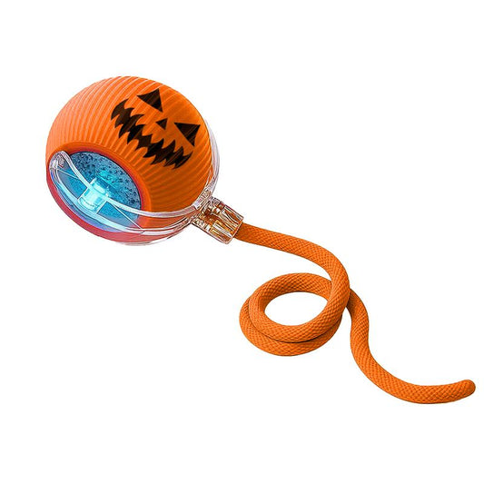 【Halloween Limited    Mizusu Interactive Cat & Dog Teaser Toy with Two Additional Tails, Kitten Rolling Ball Toy, Pet Supplies, Dog & Cat Accessories Cute Dog Toys