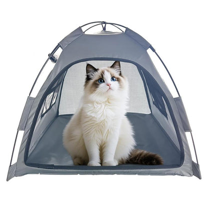All-Season Pet Tent House – Cozy Cat & Dog Nest for Indoor Outdoor Use, Travel-Friendly & Easy to Store Favorite Gift Waterproof